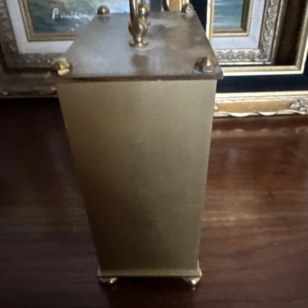 Ridgeway Brass Carriage Clock Quartz Roman Numeral‎ Made In Germany